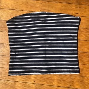 brandy melville striped tube top